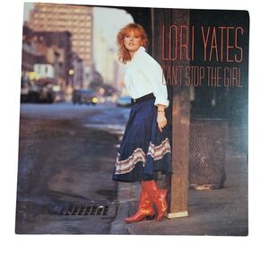 Lori Yates Can't Stop The‎ Girl 1989 Promo Flat Album Poster  2x12 D/S CBS Inc